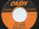 Rare Doo Wop 45 - Basin Street Boys - I Sold My Heart To The Junkman - Cash - M-