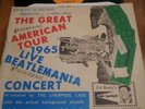 Ed Rudy The,Great American Tour orig 1965 Live Beatlemania Concert vinyl lp.exc