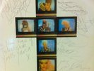 SIGUE SIGUE SPUTNIK 21st CENTURY BOY LP FULLY SIGNED + ORIGINAL CARTOON DRAWING