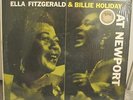 Billie Holiday,Ella Fitzgerald-At Newport-Rare Orig. Verve Stereo Jazz LP-NMint