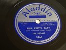 THE REGALS Run pretty baby ALADDIN 3266 Orig 1950s DOO-WOP 78rpm RARE