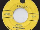 APOLLO doo wop soul 45  THE FABULOUS PLAYBOYS - Nervous + Forget The Past