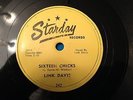 LINK DAVIS-SIXTEEN CHICKS / GRASHOPPER ROCK on STARDAY#242 78 RPM