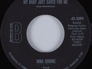 Northern Soul 45 NINA SIMONE My Baby Just Cares For Me BETHLEHEM HEAR VG++
