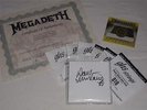 MEGADETH signed guitar strings used in concert by Dave Mustaine / Rust in Peace