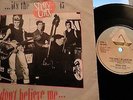 ROCKABILLY STRAY CATS - YOU DON'T BELIEVE ME - IRISH PRESS 45 & PS 1981