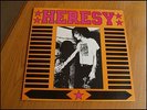 HERESY / CONCRETE SOX - SPLIT LP - RARE 1987 Earache Records LP