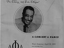 Duke Ellington 50's Concert and Dance Program Signed by Johnny Hodges