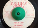 Indiana Garage 45 The Poorboys Think Of Livin on Flame VG++ HEAR