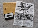 DETENTE - Demo 85 TAPE Original SHOW FLYER Dark Angel MEGADETH Metal FEAR OF GOD