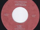 KEN WILSON Lyin  electro boogie 45 MODERN SOUL stepper Be My Girl HEAR