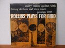 Sonny Rollins Plays for Bird Prestige 7095 rvg dg yellow nyc jazz flat edged lp
