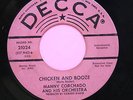 MANNY CORCHADO & Orchestra Latin Boogaloo PROMO Decca #21024 45rpm LISTEN