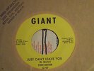 TONY HESTOR just can't leave you / watch yourself GIANT 707 very rare SOUL 45 nm