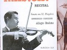Nathan Milstein Violin Recital Capitol LP Pergolesi Brahms Schumann Paganini