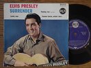 ELVIS PRESLEY Rare French France EP Surrender 86.303 Petit trou Solid center