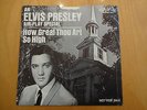 Elvis Presley-How Great Thou Art So High-RCA Victor SP45 162-Picture Sleeve Only