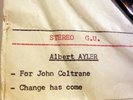ALBERT AYLER in Greenwich village RARE LP TEST PRESS AS 9155A 21 FREE JAZZ