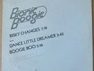BIONIC BOOGIE - RISKY CHANGES Rare 1977 Orig PROMO NM (LISTEN)