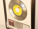 Rolling Stones, Miss You, Platin Record, platin Schallplatte, goldene