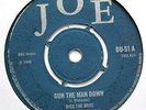 DICE THE BOSS-GUN THE MAN DOWN- RARE UK 45s -SAMPLE 