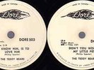The Teddy Bears Rock'N Roll 78 RPM Record To know him, is to love him