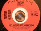 Northern Soul 45 ARETHA FRANKLIN I Can't Wait Until I See My COLUMBIA Records Ex