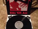 Metallica Kill 'Em All Vinyl Lp 1983 Megaforce VG+