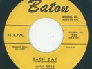 Killer Northern / R&B - Ann Cole - Each day / In the chapel  {Baton}  (VG++)