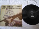 Chet Baker in Europe A Jazz Tour of the Nato Countries Original Pacific Jazz LP