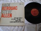 Jack Kerouac Steve Allen Poetry for the Beat Generation Original Hanover Jazz LP