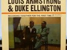 LOUIS ARMSTRONG AND DUKE ELLINGTON recording together for the first time LP 10 t
