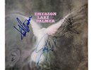 EMERSON LAKE & PALMER - SIGNED BY BAND - VINYL LP SLEEVE ONLY - ORIGINAL