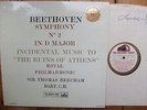 ASD 287 1st g/c NM BEETHOVEN SYMPHONY No.2 + THE RUINS OF ATHENS BEECHAM