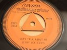 JERRY LEE LEWIS Let's Talk About Us LONDON    7'' ROCKABILLY   RARE 45