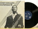 SONNY ROLLINS - Worktime - Vinyl LP 1962 - Prestige PR 7246 jazz mono blue label