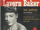 LAVERN BAKER You're the boss RARE FRENCH EP ATLANTIC LANGUETTE BEN E KING