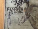 My Chemical Romance Famous Last Words Picture Disc Hand Signed By Band
