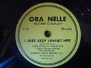 78rpm Chicago BLUES Little Walter Jr ORA NELLE 711 ( ? ) I just keep loving her
