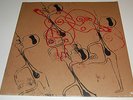 JOSEPH ARTHUR DRAWING HAND MADE PAINTING COVER ART TEMPORARY PEOPLE LP VINYL NEW