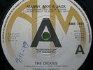 The Dickies: Manny, Moe & Jack. UK DEMO. AMS 7491.Promo.Sex Pistols.EX-.Rare