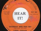 Louis Jordan R&B CLASSIC 45 (Tangerine 947) Saturday Nite Fish Fry
