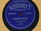 Nathan Abshire Khourys 631 E+ Cajun 78 Avalon Waltz b/w Musical Five Special