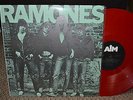 RAMONES SELF TITLED LP RECORD OZ RED VINYL AIM LABEL BEAUTIFUL COPY RARE  EX++