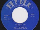 Canada Rockabilly Bopper 45- BILLY O'BOIE - I Love My Gal / Little Rosa