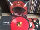 Pearl Jam Lightning Bolt  RED VINYL W Stickers