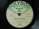 Edith Piaf Mon Legionnaire/Fanon de la Légion Polydor 78 Tours