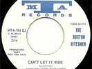 THE BOSTON HITESMEN RARE  NORTHERN SOUL MTA RECORDS #104 CAN'T LET IT RIDE