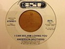 NORTHERN SOUL DEMO 45 - ANDERSON BROTHERS - I CAN SEE HIM LOVING YOU - GSF - EXC
