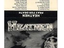 HEATHEN - PRAY FOR DEATH - DEMO TAPE FROM 1986 ORIGINAL · BAY AREA THRASH METAL
